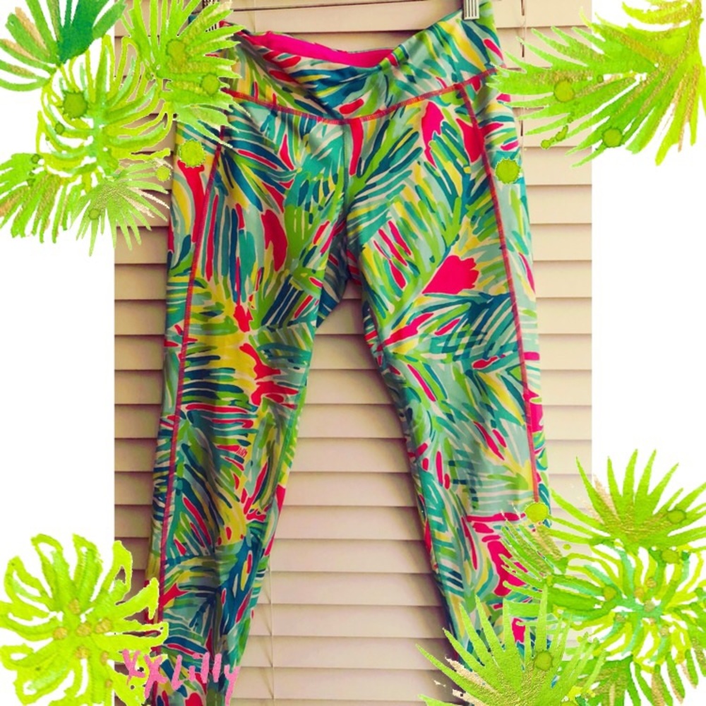 LILLY PULITZER LUXLETIC LEGGINGS SIZE L